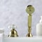 Kingston Brass KSK3357PXTR Deck Mount Hand Shower with Diverter for Roman Tub Faucet, Brushed Brass KSK3357PXTR - alternate 3